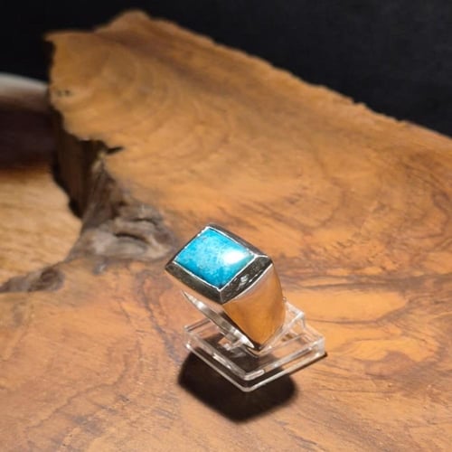 خاتم فيروزي صياغه ملكيه فاخرة