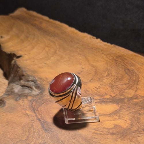 خاتم عقيق يماني كرزي