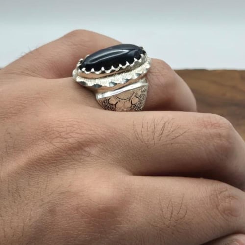 خاتم بحجر الاوبال الاثيوبي