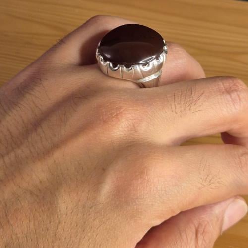 خاتم عقيق يماني كرزي