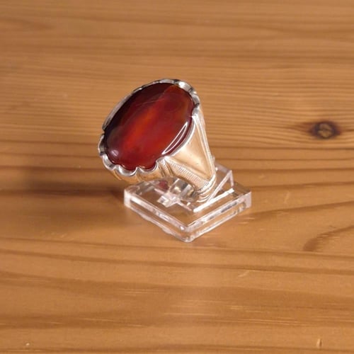 خاتم عقيق يماني صياغه غلام