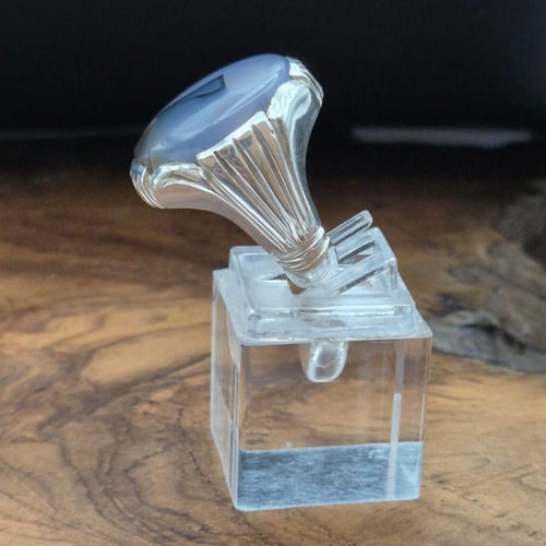 خاتم عقيق يماني مزهر صياغه البحرين