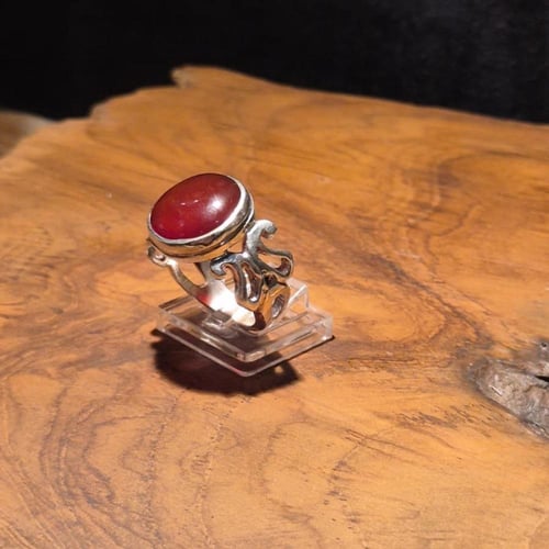 خاتم عقيق يماني صياغه مميزة