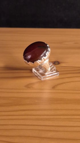 خاتم عقيق يماني كرزي