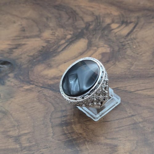 خاتم عقيق يماني صياغة نجرانية