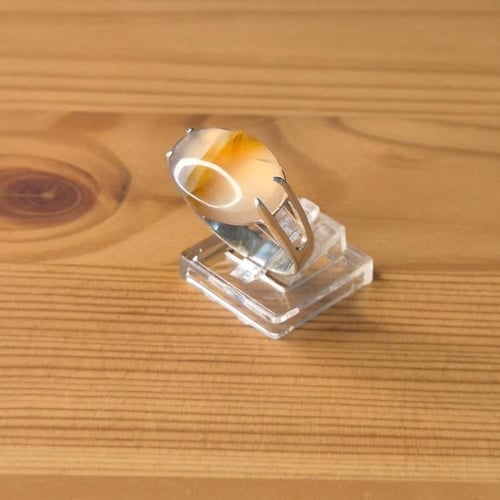 خاتم ملكي عقيق يماني مميز