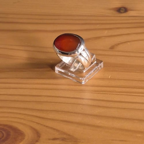 خاتم عقيق يماني ملكي