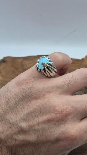 خاتم فيروزي نيشابوري صياغة ايرانية