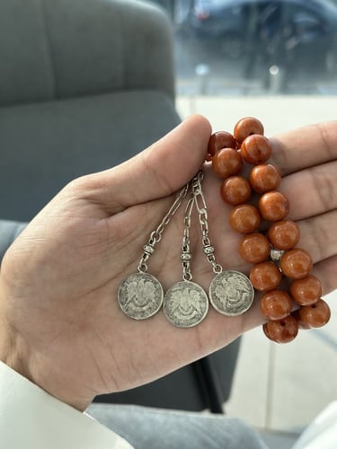 سبحة فتوران الماني خراطة تركيه كركوشة انتيمون