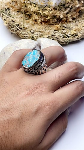 خاتم فيروزي مميز