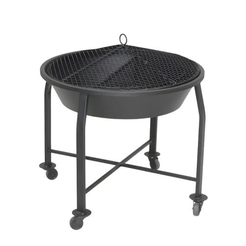 منقل حطب مع كفرات