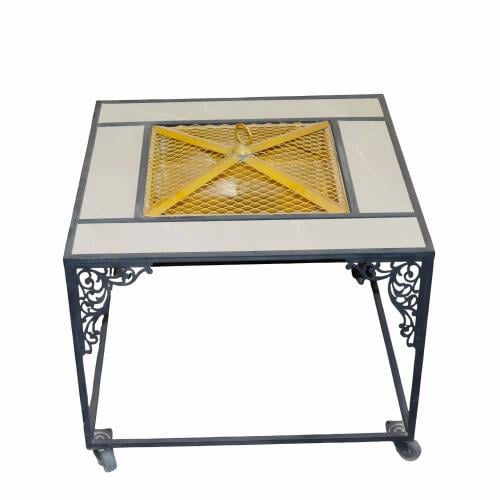 منقل ديكور ليزر جوانب سيراميك 60×60×50