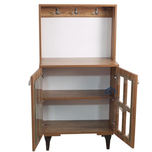 ركن كوفي لون خشبي