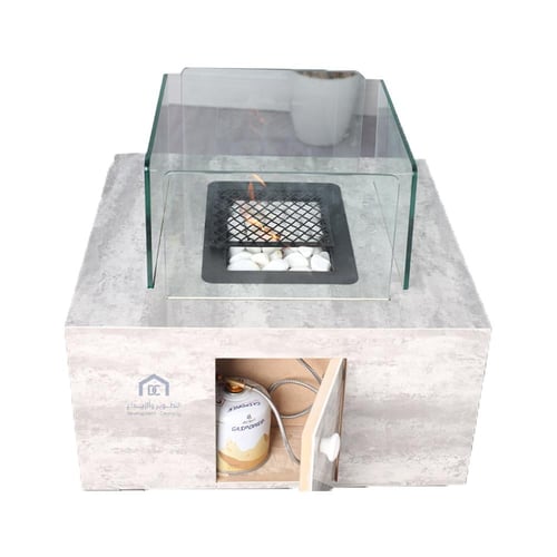 منقل مربع بديل رخام غاز