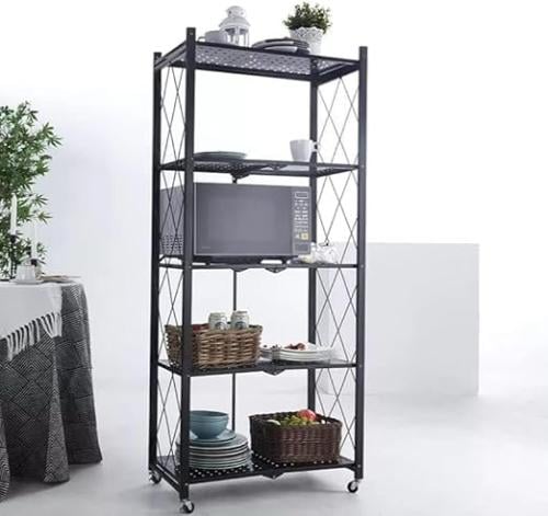 رف تخزين 5 دور لون اسود