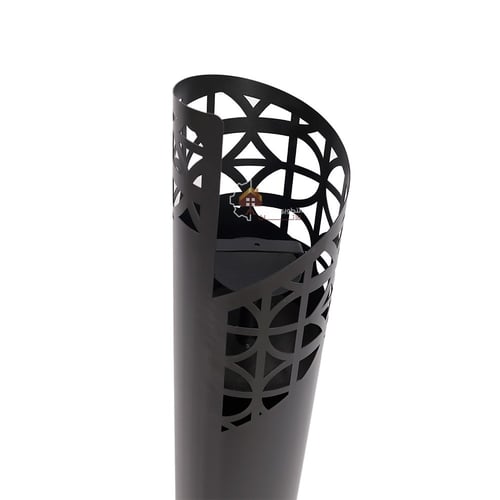 مبخرة معدن حديد لون أسود قص ليزر