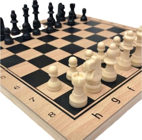 مجموعه العاب 2في 1شطرنج مع لعبه طاوله
