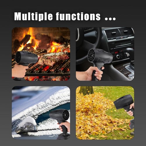 منفاخ أوراق لاسلكي قوي، منفاخ غبار محمول صغير مزود...