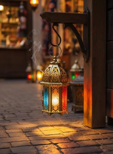 فانوس عربي عصري 3 حبه