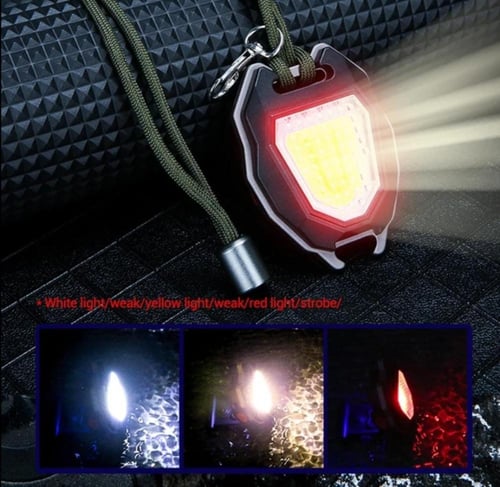 كشاف ميداليه مع ولاعه كهرباي ويدعم 3 الوان ابيض وك...