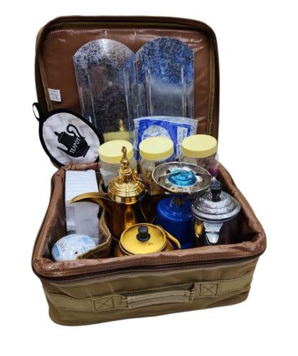 شنطه عزبه قهوة وشاي للتخيم والرحلات