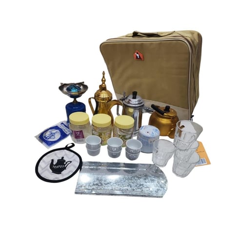 شنطه عزبه قهوة وشاي للتخيم والرحلات