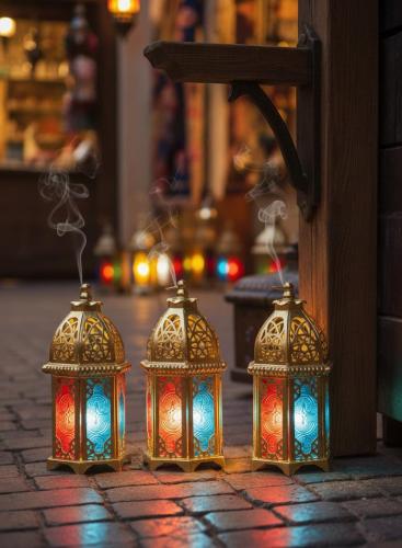 فانوس عربي عصري 3 حبه