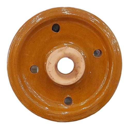 ثقالة ورق عنب مصنوعه من الفخار