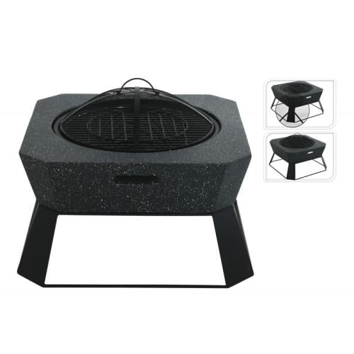 شوايه مجالس رخام اسود بشكل مربع مقاومه للدرجه الحر...