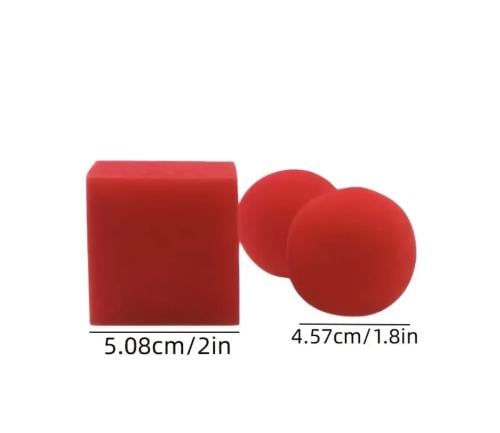 1 مجموعة إسفنج سحري، تشمل إسفنجات مشكلة من دائري إ...