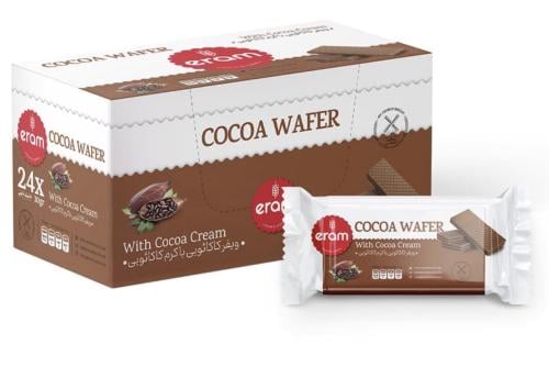 رقاقة كاكاو مع كريمة كاكاو (30 غرام) بالخبة