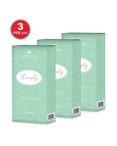 عطر لفلي 35 مل - 3 حبات