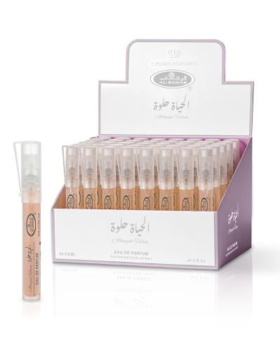 Alhayah Helwa pen perfumes 8 ml - 48 Pieces