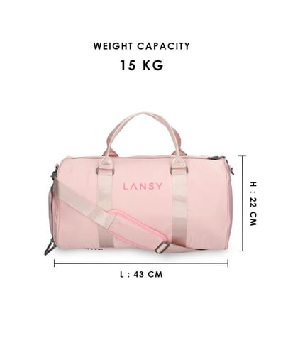 حقيبة رياضية فاخرة من لانسي (زهري)