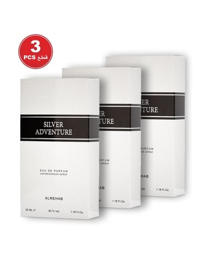 عطر سيلفر ادفنشر 35 مل - 3 حبات