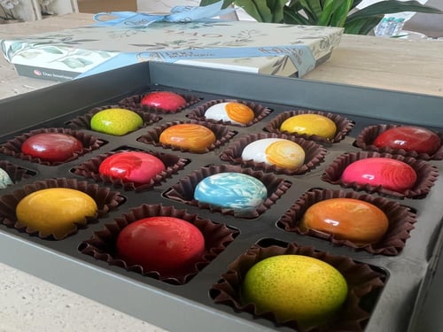 علبه شوكولاته فواكة صغير