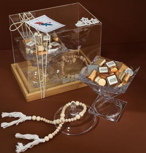 صينية سبحة زجاج