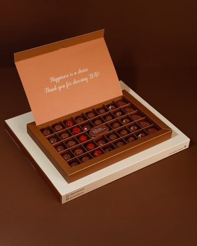 علبه شوكولاتة العيد ٤٠ قطعة