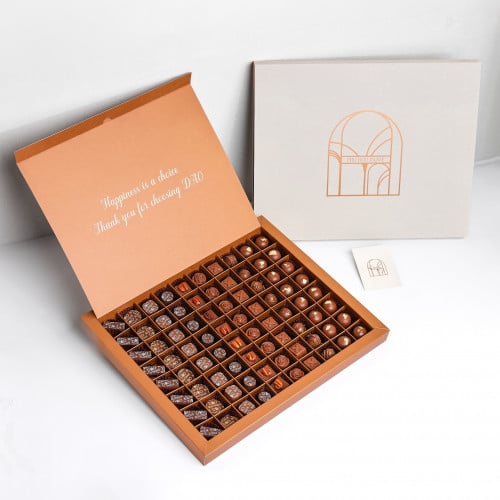 علبة شوكولاتة داو بنكهات متنوعة (80 قطعة)