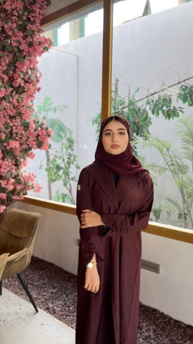 عباية قَمـرا / عنابي