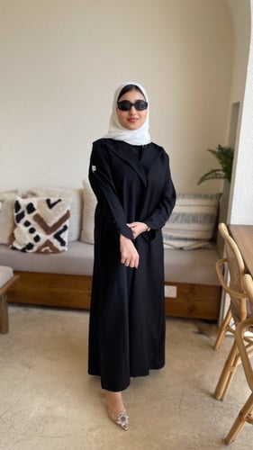 عباية قَمـرا / اسود