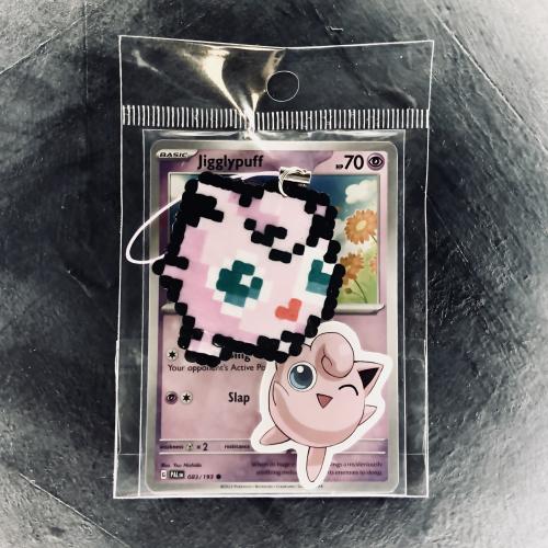 ميدالية جيجليبوف صناعة يدوية Jigglypuff Retro Pixe...