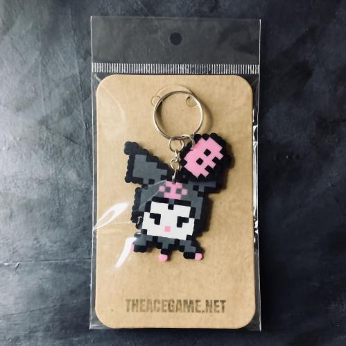 ميدالية كورومي صناعة يدوية Kuromi Keychain Charm H...
