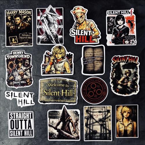 ستيكرات سايلنت هيل مقاومة للماء Silent Hill Sticke...