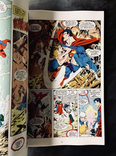 ‎مجلد كوميك دي سي سوبرمان The Death Of Superman