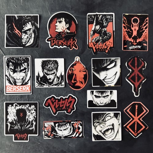 ستيكرات بيرسيرك مقاومة للماء Berserk Stickers Wate...