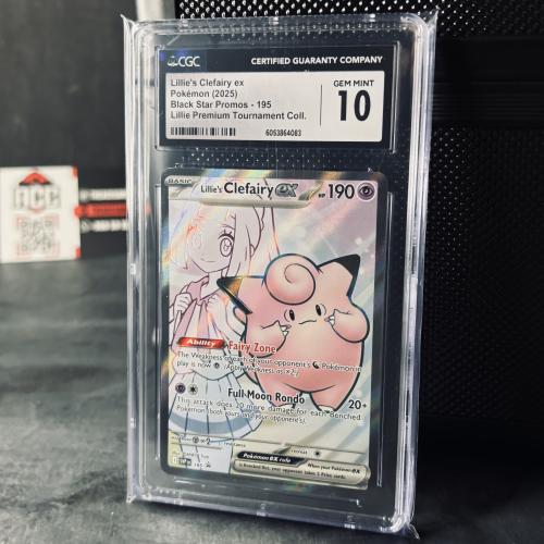 بطاقة بوكيمون مقيمة CGC 10 Lillie’s Clefairy ex 19...