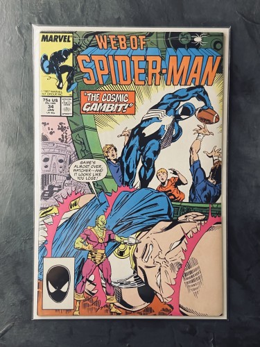 كوميك مارفل Web of Spideman #34 / FN