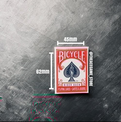 أوراق لعب Bicycle – Mini Size بحجم صغير، بأداء كبي...