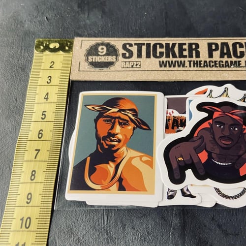 ستيكرات راب هيب هوب توباك Hip Hop 2PAC Stickers Wa...